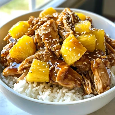 Three Ingredient Crockpot Teriyaki Chicken Delight