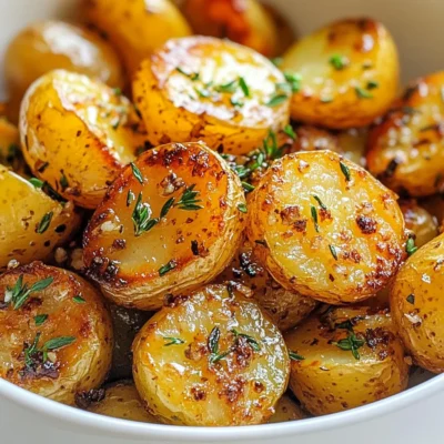 Garlic Herb Roasted Baby Potatoes Tasty and Easy Dish