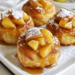 - 1 can refrigerated biscuit dough - 2 medium Granny Smith apples, peeled, cored, and diced - 1/2 cup brown sugar - 1 teaspoon cinnamon - 1/4 teaspoon nutmeg - 1/2 cup caramel sauce - 1 tablespoon butter, melted - 1/4 cup granulated sugar (for sprinkling) - 1 tablespoon flour (for dusting) The key to the perfect Caramel Apple Pie Bombs lies in these simple, fresh ingredients. The biscuit dough provides a flaky, golden crust that holds all the goodness inside. Granny Smith apples add a tart bite that balances the sweetness of the brown sugar and caramel. The spices, cinnamon and nutmeg, bring warmth and depth to the filling. - Powdered sugar for serving - Additional toppings While not necessary, powdered sugar makes these bombs look even more tempting. A light dusting adds a sweet touch and makes them perfect for serving guests. You can also add extra toppings, like nuts or whipped cream, to enhance your dessert experience. These options let you personalize your dish and make it even more special. {{ingredient_image_1}} 1. Preheat the Oven: Set your oven to 375°F (190°C). This helps the bombs bake evenly. 2. Prepare Baking Sheets: Line a baking sheet with parchment paper. This keeps the bombs from sticking. 3. Make the Apple Mixture: In a medium bowl, combine diced apples, brown sugar, cinnamon, and nutmeg. Stir until the apples are well coated. 1. Flatten the Biscuit Dough: Take each biscuit from the can and gently pull them apart. Flatten each one with your hands or a rolling pin to make a larger circle. 2. Fill the Biscuits: Place a spoonful of the apple mix in the center of each biscuit. Drizzle some caramel sauce on top of the apples. 3. Seal the Bombs: Fold the edges of the dough over the filling. Pinch the seams tightly to seal them well. 1. Bake the Bombs: Place the bombs seam-side down on the prepared baking sheet. Brush the tops with melted butter. Sprinkle granulated sugar on top for an extra sweet crunch. Bake in the oven for 15-18 minutes or until they turn golden brown. 2. Cool and Serve: After baking, let them cool for a few minutes. Drizzle with more caramel sauce and dust with powdered sugar if you like. Serve warm for the best taste! To get the best texture in your Caramel Apple Pie Bombs, use cold biscuit dough. Cold dough helps keep the bombs fluffy. Don’t overwork the dough when you flatten it. Flatten just enough to hold the filling. For seamless sealing, pinch the edges tightly. This keeps the filling inside during baking. If the dough is too sticky, sprinkle a bit of flour on your hands. This will help manage the dough without tearing it. Adding spices can boost the taste of your bombs. Try mixing in a dash of ginger or allspice for a warm kick. You can also add a touch of vanilla extract to the apple mixture for extra depth. Using different apple varieties can change the flavor profile. Granny Smith apples are tart and hold their shape well. You can mix them with sweeter apples like Fuji or Honeycrisp. This gives you the best balance of sweet and tart flavors in every bite. Pro Tips Use Cold Dough: Keeping the biscuit dough cold will help it hold its shape better while baking, resulting in a flakier texture. Apple Variety Matters: While Granny Smith apples add a nice tartness, feel free to mix in other apple varieties for added sweetness and flavor complexity. Seal Those Edges: Make sure to pinch the seams of the biscuit dough tightly to prevent any filling from leaking out during baking. Serving Suggestion: Serve warm with a scoop of vanilla ice cream for a delightful dessert experience that complements the caramel and apple flavors. {{image_2}} You can easily change the taste of your Caramel Apple Pie Bombs. Adding nuts or raisins makes a fun twist. Chopped walnuts or pecans add crunch. Raisins bring extra sweetness and chewiness. You can also switch up the caramel sauce. Use salted caramel for a sweet and salty mix. Try apple cider caramel for a seasonal flavor. Each option brings a new taste experience. For those with gluten needs, there are gluten-free biscuit options. Look for ready-made gluten-free dough. You can also make your own with gluten-free flour blends. If you follow a vegan diet, there are substitutes for caramel. Use coconut cream mixed with maple syrup. This gives a rich, sweet taste without animal products. It’s a tasty option for everyone! After you enjoy your Caramel Apple Pie Bombs, store any leftovers properly. - Refrigerating leftovers: Place the bombs in an airtight container. They stay fresh for about 3 days in the fridge. This keeps the flavors intact and prevents drying out. - Freezing options: You can freeze these bombs too. Wrap each one tightly in plastic wrap. Place them in a freezer bag. They last up to 3 months. Thaw them in the fridge before reheating. To enjoy the bombs again, you need to reheat them well. - How to properly reheat for best texture: Preheat your oven to 350°F (175°C). Place the bombs on a baking sheet. Bake for 10 to 12 minutes. This method keeps them warm and crispy. You can also use the microwave, but this may make them soft. Heat for 20-30 seconds if you choose this method. Can I make these ahead of time? Yes, you can prepare the apple mixture ahead. Store it in the fridge until you are ready to bake. You can also shape the bombs and freeze them. Just bake them straight from the freezer. Add a couple of extra minutes to the baking time. How can I adjust the sweetness? To adjust sweetness, use less brown sugar in the filling. You can also pick sweeter apples, like Honeycrisp. If you want it sweeter, drizzle more caramel on top after baking. What to do if they don’t rise? If your bombs do not rise, check the freshness of your biscuit dough. Old dough may not rise well. Ensure your oven is at the right temperature. An oven thermometer can help. How to fix a broken seal on the bombs? If a seal breaks, don’t worry! You can pinch it back together gently. If it still leaks, bake them in a dish. This keeps the filling from spilling and keeps them intact. In this blog post, we explored how to make tasty apple bombs. We went through the key and optional ingredients, like biscuit dough, apples, and spices. I shared step-by-step instructions to prepare, assemble, and bake these treats. We discussed tips to perfect the dough and added flavor options. Remember, small changes can make big flavors. Use your favorite apples and toppings, and don’t hesitate to experiment. Enjoy your baking and let your creativity shine!