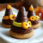 - 1 cup unsalted butter, softened - 1 cup granulated sugar - 1 cup brown sugar, packed - 2 large eggs - 2 teaspoons vanilla extract - 3 cups all-purpose flour - 1 teaspoon baking powder - 1/2 teaspoon baking soda - 1/2 teaspoon salt - 1 cup chocolate frosting - 24 chocolate fudge cookies (like Oreos) - 24 small edible candies (e.g., candy corn or chocolate disks) - You can use salted butter instead of unsalted. Just skip the salt. - Brown sugar can be replaced with white sugar, but the flavor will change. - If you need a gluten-free option, use a gluten-free flour blend. - You can swap chocolate frosting for vanilla frosting if you prefer. - Choose fresh butter with a creamy texture. Check the date on the package. - Look for brown sugar that feels moist and clumps together. - Buy eggs that are large and have a clean shell. - Always check the expiration date on your frosting. Go for brands you trust. - Select cookies that are fresh and have a good crunch. This helps the hat wear well. {{ingredient_image_1}} Start by preheating your oven to 350°F (175°C). This step ensures even baking. Line two baking sheets with parchment paper. This helps the cookies not stick. In a large bowl, cream the softened butter, granulated sugar, and brown sugar. Mix until it looks light and fluffy. Next, add the eggs one by one. Make sure to mix well after each egg. Then, stir in the vanilla extract for flavor. In another bowl, whisk together the flour, baking powder, baking soda, and salt. This helps distribute the leavening agents evenly. Gradually add the dry mix to the wet ingredients. Stir until everything is well combined. Now, scoop out tablespoon-sized portions of the dough onto the prepared baking sheets. Make sure to space them 2 inches apart. Flatten each ball slightly to help them bake evenly. Bake the cookies in the preheated oven for about 10 to 12 minutes. Look for lightly golden edges. Once done, take them out and let them cool on the pans for a couple of minutes. After that, transfer the cookies to wire racks to cool completely. This cooling process keeps them from getting soggy. Once the cookies are cool, it's time to decorate! Spread a thick layer of chocolate frosting on top of each cookie. This will be the base of your pilgrim hat. Now, place an Oreo cookie on top of the frosting. This Oreo acts as the brim of the hat. For the buckle, attach a small edible candy to the top of the Oreo. You can use candy corn or chocolate disks for this. If the candy doesn't stick, add a bit more frosting to secure it. After decorating, let the frosting set for a few minutes. This helps it harden slightly and stay in place. Avoid moving the cookies around too soon, as this may mess up the design. If you want the frosting to set faster, place the cookies in the fridge for about 10 minutes. This will give you perfectly decorated cookies ready to impress your guests! Baking cookies is fun and easy. Here are some key tips to ensure success: - Use room-temperature butter. Softened butter mixes better, making your dough smooth. - Don’t overmix the dough. Mix just until all the ingredients blend. This keeps cookies soft. - Chill your dough. If you have time, chill it for 30 minutes. This helps cookies hold their shape. - Space cookies apart. Leave 2 inches between each scoop on the baking sheet. This lets them spread nicely. Frosting should be thick and spreadable. Here’s how to get it just right: - Start with softened frosting. If your frosting is cold, it will be hard to spread. - Add a bit of milk. If it's too thick, add a teaspoon of milk at a time until smooth. - Mix well. Stir the frosting until it is fluffy and easy to work with. Use a whisk for the best results. Add your unique twist to Pilgrim Hat Cookies with these fun ideas: - Use different candies. Try mini chocolate bars or colored sprinkles for the hat buckle. - Change the frosting color. Use orange or yellow frosting for a festive look. - Add edible glitter. A sprinkle of edible glitter makes cookies sparkle and shine. - Create themed shapes. Use cookie cutters to make various shapes for a fun mix. Pro Tips Use Room Temperature Ingredients: Make sure your butter and eggs are at room temperature to ensure a smooth and creamy batter. Don’t Overmix the Dough: Mix the dough just until combined to keep the cookies tender and prevent them from becoming tough. Customize the Toppings: Feel free to get creative with the edible candies for the hat buckles. Use M&Ms or mini chocolate bars for a fun twist! Cool Completely Before Decorating: Allow the cookies to cool completely before applying frosting to ensure it doesn’t melt and slide off. {{image_2}} You can change the flavor of Pilgrim Hat Cookies easily. Try adding spices for warmth. A dash of cinnamon or nutmeg brings a cozy taste. You could also swap the vanilla extract for almond extract. It gives a sweet twist that surprises the taste buds. If you want a richer flavor, use dark chocolate frosting instead of regular chocolate. This adds depth and makes the cookies even more delightful. While these cookies look like hats, you can play with shapes! Use cookie cutters to make stars, leaves, or pumpkins. This adds fun to your baking. You can still use the same dough and frosting. Just make sure to adjust the baking time for different sizes. Smaller cookies will bake faster, so watch them closely. These new shapes can fit any season, not just Thanksgiving. Don’t stop at autumn themes! For winter, add some white frosting and sprinkle edible glitter. It makes your cookies look like snow-covered hats. For spring, use pastel colors and flower-shaped candies. This transforms your cookies into a festive treat for Easter. In summer, think about bright colors and tropical flavors. You could use fruit-flavored frosting or even lemon zest in the dough. The possibilities are endless with Pilgrim Hat Cookies! To keep your Pilgrim Hat Cookies fresh, store them in an airtight container. This helps keep them soft and tasty. If you stack the cookies, place parchment paper between layers to prevent sticking. Store them at room temperature for up to five days. You can freeze both cookie dough and baked cookies. For dough, scoop it onto a baking sheet and freeze until firm. Then, transfer the dough balls to a freezer bag. Label the bag with the date. Baked cookies can also freeze well. Place them in a single layer in a freezer-safe container. They will stay fresh for up to three months. The shelf life of Pilgrim Hat Cookies is about five days at room temperature. To keep them fresh longer, freezing is best. When ready to eat, thaw the cookies overnight in the fridge. For best taste, enjoy them warmed slightly in the oven. Always check for any signs of spoilage before serving. To decorate Pilgrim Hat Cookies, start with a base of chocolate frosting. Spread a thick layer on top of each cookie. Next, place an Oreo cookie on the frosting to form the hat's brim. Finally, add a small edible candy on top of the Oreo. This candy acts as the buckle. You can use candy corn or chocolate disks for a fun and festive look. Yes, you can make these cookies ahead of time. Bake the cookies and let them cool completely. Store them in an airtight container at room temperature for up to a week. You can also freeze the cookies for longer storage. Just thaw them before decorating. This way, you can enjoy the fun of decorating closer to your celebration. The best candies for the hat buckle are small and colorful. Candy corn is a classic choice, adding a nice touch of color. Chocolate disks also work well for a richer look. You can even use mini chocolate bars or gumdrops if you want something different. The key is to choose candies that fit nicely on the Oreo. You now have all the tools to make delicious Pilgrim Hat Cookies. We covered the right ingredients, step-by-step baking, and clever decorating tips. I shared useful tricks and fresh ideas for these treats. Remember to store your cookies well for the best taste. Baking should be fun and creative, so don’t hesitate to add your unique flair. Enjoy making these cookies and sharing them with others. Happy baking!