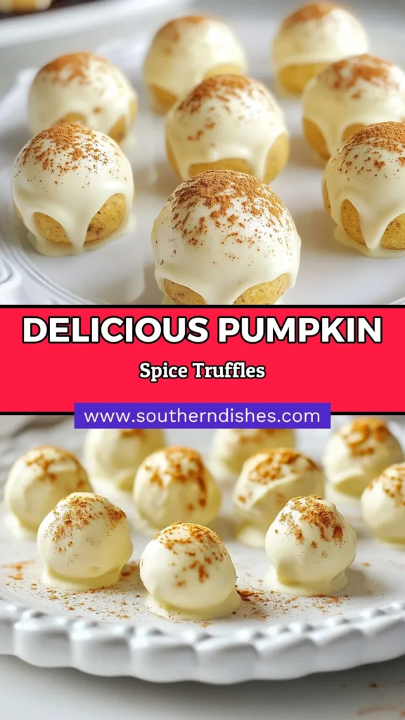 Indulge in these delicious Pumpkin Spice Oreo Truffles, the perfect no-bake pumpkin truffles for your Halloween dessert table! Made with creamy cream cheese and coated in luscious white chocolate, these delightful white chocolate Oreo treats are sure to impress. Ready in just over an hour, they're easy to make and fun to customize. Save this recipe for a spooky treat that everyone will love! #PumpkinSpice #NoBakeDesserts #HalloweenRecipes #OreoTreats