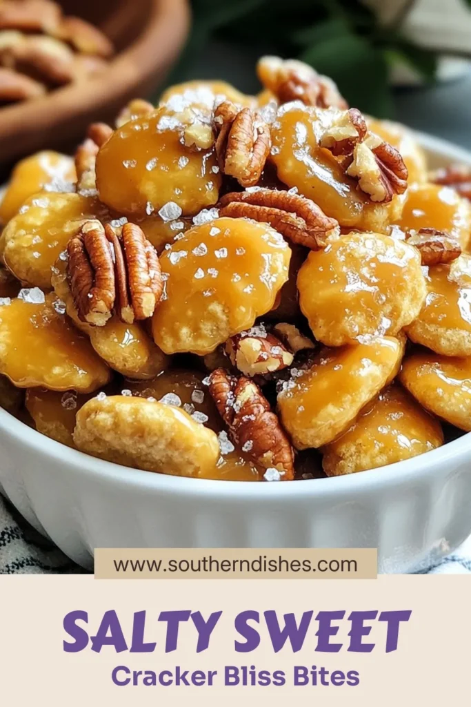 Indulge in these irresistible salted caramel oyster cracker bites! This easy homemade oyster cracker recipe combines the perfect balance of sweet and salty snacks. With crunchy caramel bites made from simple ingredients, you’ll love these easy caramel snacks for parties or anytime cravings. Try this delicious treat today and wow your guests! Save for your next snack adventure! #SaltedCaramelOysterCrackers #EasyCaramelSnacks #CrunchyCaramelBites #SweetAndSaltySnacks