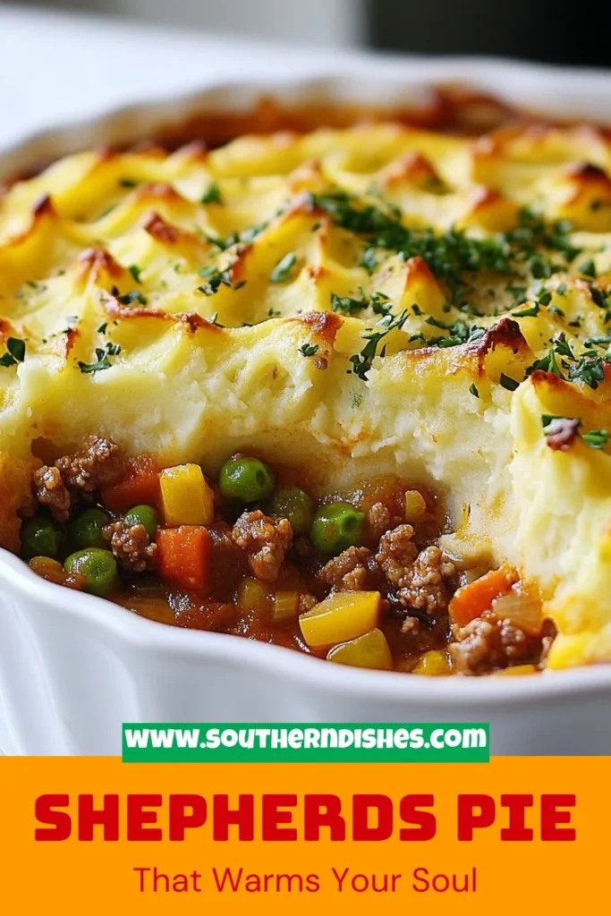 Discover the ultimate comfort food with this easy Shepherd's Pie recipe that features ground lamb and homemade mashed potatoes. Perfect for busy nights, this recipe is a crowd-pleaser and an ideal option for easy dinner ideas. With a savory filling of vegetables and a cheesy topping, this dish is sure to become a family favorite. Try this delicious Shepherd's Pie today! Save this pin for later! #ComfortFood #ShepherdsPieRecipe #GroundLambRecipes #EasyDinnerIdeas