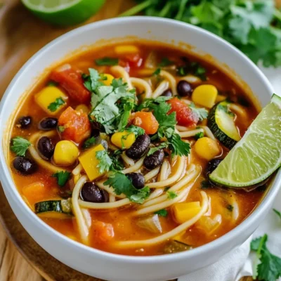 Cozy Mexican Fideo Soup Hearty and Flavorful Bowl