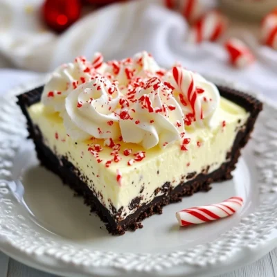 No-Bake Peppermint Oreo Pie Irresistible Holiday Treat