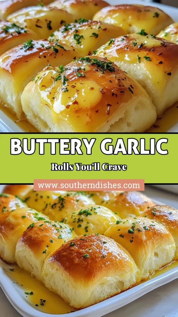 Discover the ultimate comfort food with these fluffy garlic butter rolls! This easy dinner rolls recipe is perfect for any meal. Whether you're looking for homemade garlic rolls or soft butter rolls, these garlic herb bread rolls are sure to please. Follow our simple steps for delicious, warm rolls that pair beautifully with your favorite dishes. Don't wait! Try making these delightful rolls today. #GarlicRolls #DinnerRolls #HomemadeBread #ComfortFood