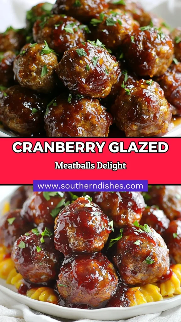 Discover the delight of Cranberry Glazed Meatballs with this easy turkey meatball recipe! Perfect as a healthy meatball appetizer, these homemade cranberry sauce meatballs are sure to impress. Your guests will love the sweet and savory glaze that takes these meatballs to the next level. Quick to prepare and delicious, these meatballs are a must-try! Save this recipe and enjoy the flavorful goodness! #CranberryGlazedMeatballs #EasyMeatballAppetizer #HealthyMeatballs #TurkeyMeatballRecipe