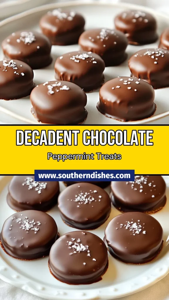 Indulge in these delicious chocolate peppermint patties, the perfect homemade peppermint candies for any occasion! This simple chocolate-dipped treat is not only a dairy-free chocolate recipe but also a fabulous holiday dessert idea. With just a few ingredients, you can create these mouthwatering delights that everyone will love. Save this recipe and impress your friends and family! #ChocolatePeppermintPatties #HomemadePeppermintCandies #ChocolateDippedTreats #HolidayDessertIdeas