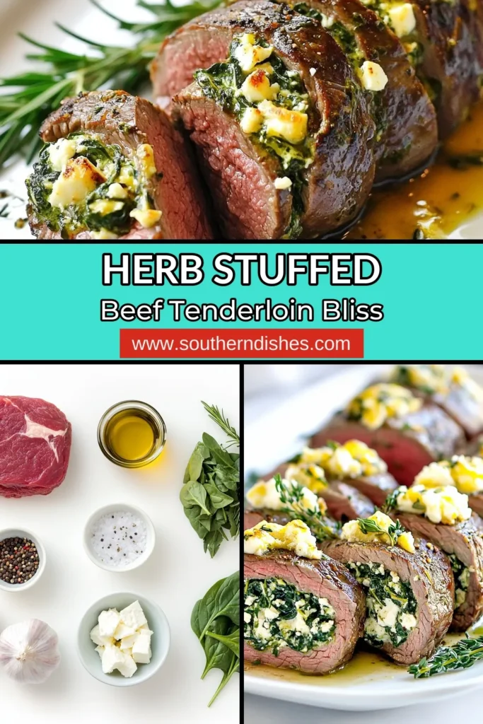 Discover this quick stuffed beef tenderloin recipe that's perfect for impressing guests or enjoying a delicious family dinner. This savory stuffed beef tenderloin features a fantastic blend of creamy cheese, fresh herbs, and spinach, all wrapped in tender beef. Drizzled with balsamic vinegar, this cream cheese beef tenderloin becomes the star of any meal. Try it tonight and elevate your cooking game! #BeefTenderloinRecipe #SavoryStuffedBeef #BalsamicVinegarTenderloin #HerbStuffedBeef