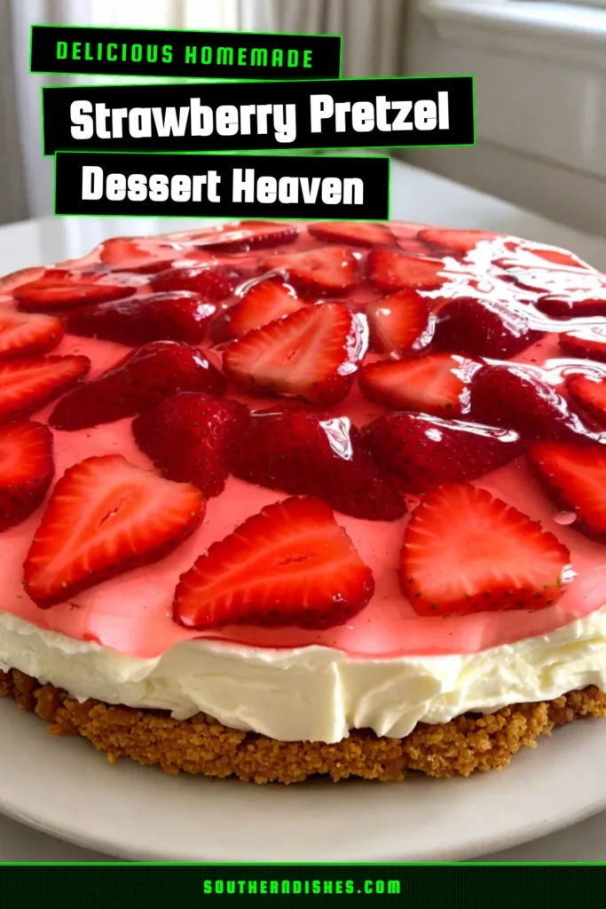 Treat yourself to a delicious Strawberry Pretzel Dessert that's sure to impress! This Strawberry Cream Cheese Delight combines a buttery pretzel crust, creamy filling, and a luscious strawberry topping in an easy no-bake strawberry dessert. Perfect for any occasion, this easy strawberry recipe will be a hit at your next gathering. Discover how to make this delightful pretzel layered dessert today! Save it for later! #StrawberryDessert #NoBakeRecipe #EasyDessert #StrawberryDelight