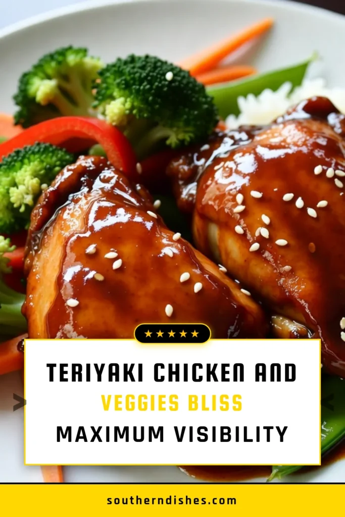 Looking for a quick and healthy weeknight dinner? Try this delicious teriyaki chicken recipe featuring a colorful chicken and veggie medley! Perfectly roasted chicken and vegetables come together for a wholesome meal that's easy to prepare. Enjoy tender chicken thighs drizzled in teriyaki sauce alongside broccoli, bell peppers, carrots, and snap peas. Save this healthy teriyaki chicken recipe for busy nights! #TeriyakiChicken #HealthyDinner #EasyRecipes #SheetPanDinner