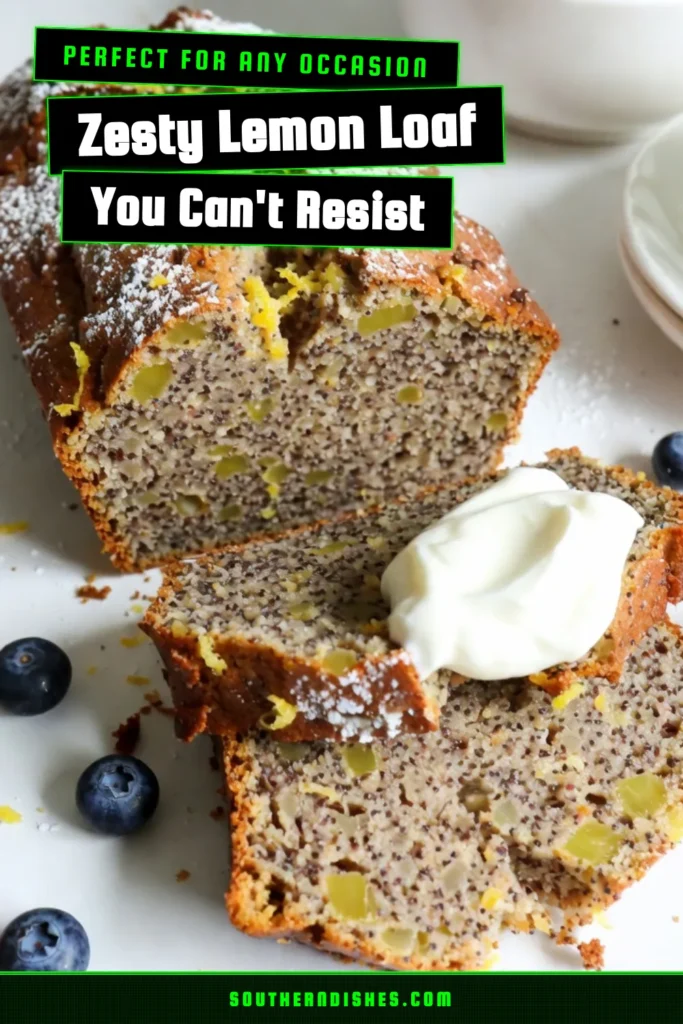 Looking for a fresh twist on dessert? Try this delicious Greek yogurt lemon loaf! This zesty lemon bread recipe combines Greek yogurt for a moist, delectable cake that's easy to make. With poppy seeds for a delightful crunch, this healthy lemon loaf recipe is perfect for any occasion. Don't miss out on making this easy Greek yogurt cake that will impress your family and friends. Save this recipe now! #LemonLoaf #HealthyBaking #GreekYogurt #DessertRecipes