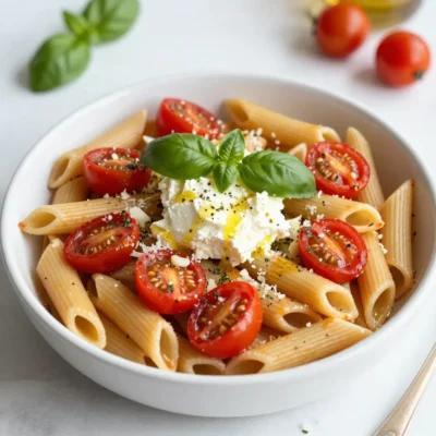 Baked Feta Tomato Pasta Tasty and Quick Weeknight Dish