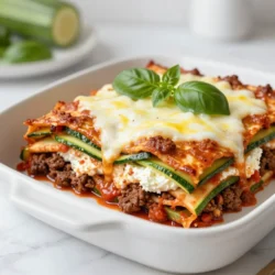 Keto Zucchini Lasagna Flavorful and Healthy Option